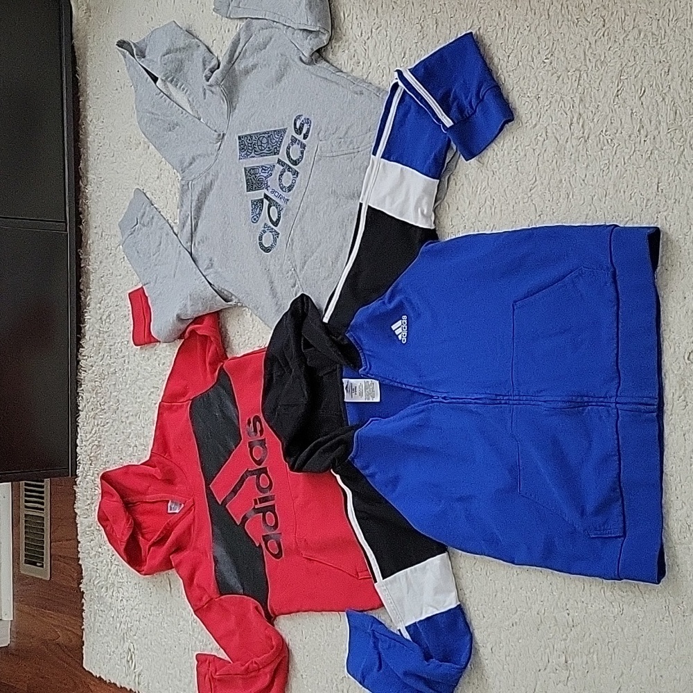 !Bundle of 3 Adidas hoodies